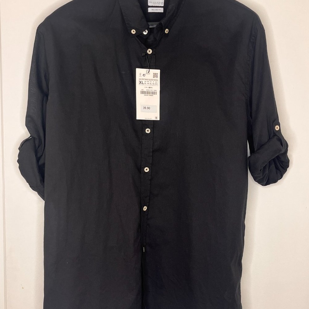 Zara Relaxed Cotton Shirt
